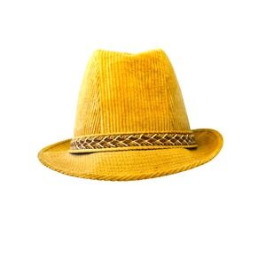 Vintage Stetson Corduroy Fedora Timeless Heritage Hat Classic